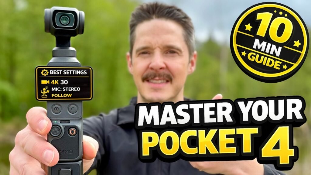 DJI Osmo Pocket 4: The ONLY Settings You Need (10-Minute Guide)