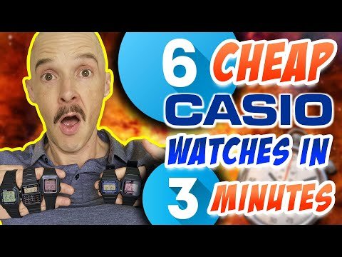 6 Cheap Casio Watches in 3 Minutes: A Quick Buyer's Guide