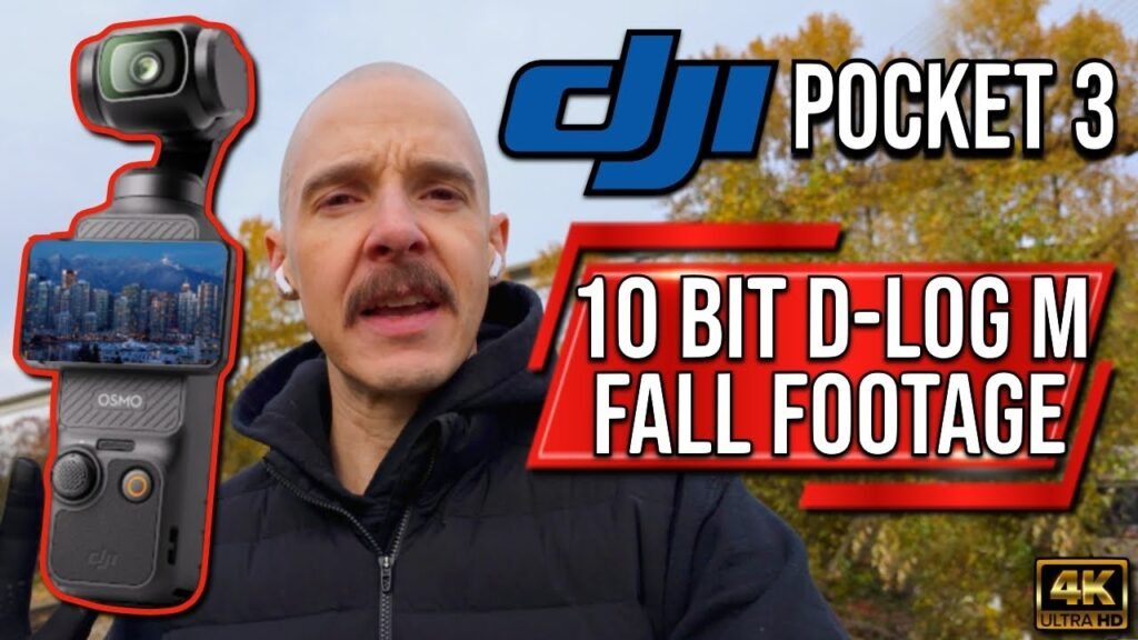 DJI Pocket 3 in Surrey BC: 4K 10-Bit D-Log M Footage Test