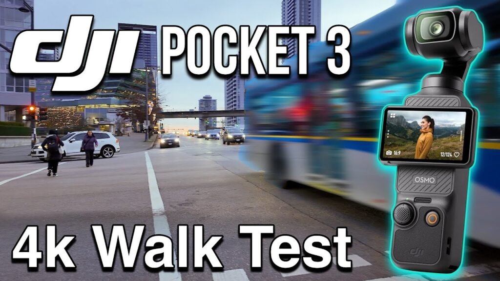 DJI Pocket 3 4K Walk Test: 10-Bit Normal Colour and Post Stabilization